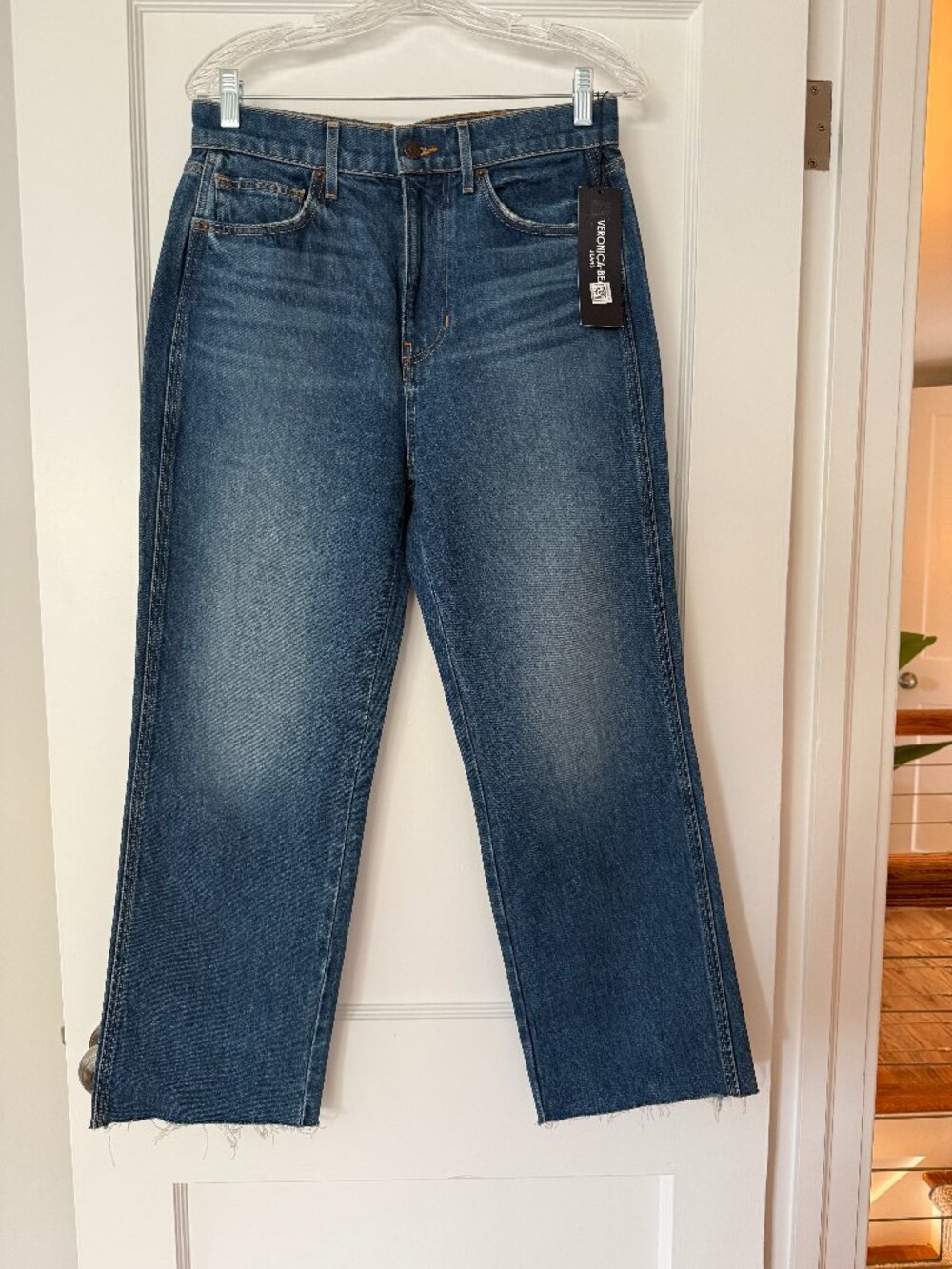 Veronica Beard Dylan Ankle Highrise Straight Jeans